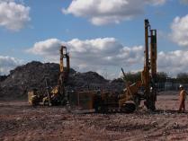 Drill rigs at Longton